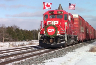 圣诞假日火车本周四晚8点抵达多伦多