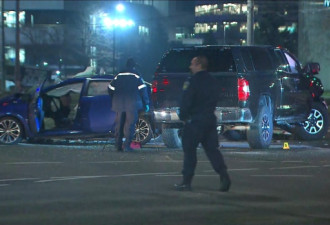 密西沙加重大车祸：两车严重受损、五人受伤