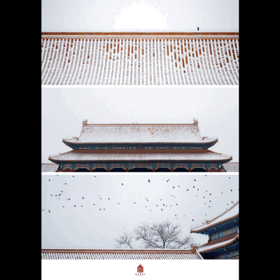一下雪北京变成了北平 故宫变成了“动物园”