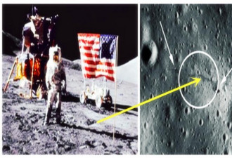 月球上美国那面国旗不见了！外星人真的在那