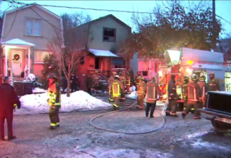 多伦多民宅一级火警 两消防员和居民受伤
