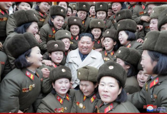 金正恩视察朝鲜人民军女兵连 鼓励女兵保卫祖国
