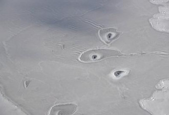 尚未发现的自然现象？北极冰层上现奇怪孔洞