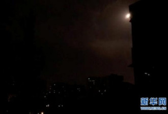 叙政府军在大马士革附近击落13枚导弹