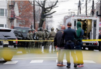 新州泽西市激烈枪战6死 1警2嫌3民众