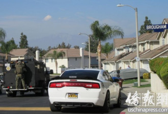 洛杉矶亚裔聚居小区 一持枪居民与警对峙