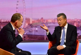 中国驻英国大使刘晓明说：中国没有政治犯