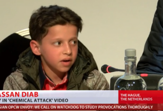 俄将杜马镇11岁儿童送去海牙作证:没有化武袭击