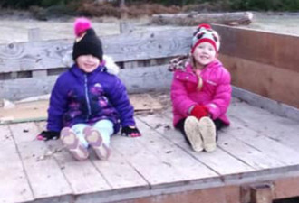 惨烈车祸父亲死亡，4岁双胞胎女孩自救成功