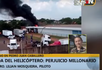 台湾援助巴拉圭的直升机 3个月就坠毁