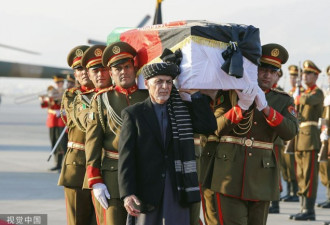 日本遇难医生灵柩回国，阿富汗总统亲自抬棺