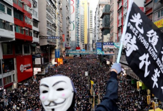 香港“国际人权日”大游行民阵称80万人上街