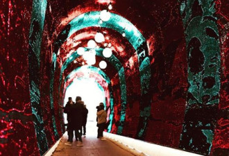 多伦多最炫步行隧道开放！24米布满140万亮片