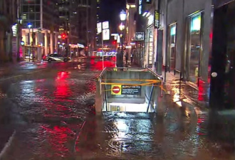 多伦多市中心一路段因总水管爆裂而关闭