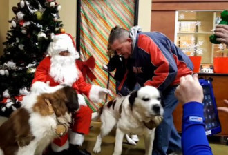 加拿大PetSmart可以带宠物跟圣诞老人免费合影