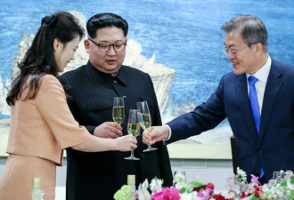 朝鲜第一夫人李雪主亮相朝韩首脑晚宴