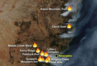 山火肆掠直逼悉尼，680栋房屋被毁（组图）