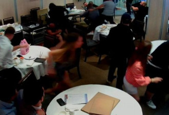 悉尼中餐厅被“砸场”！桌椅乱飞，吓跑食客！