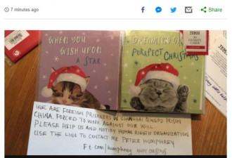 女孩购买慈善耶诞卡片意外揭发中国血汗监狱