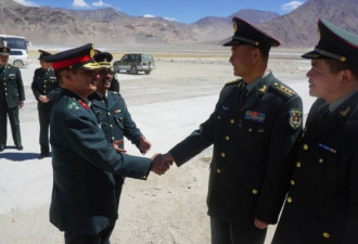 中印军方会晤：约定争议地区巡逻方式