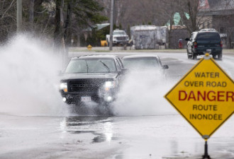 春季洪水警告：加拿大五个省份发布疏散命令
