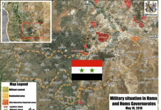 美空袭叙利亚一个月后 叙利亚解放了大量领土