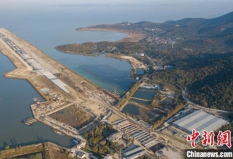 中国在建最长湖底隧道实现首次陆岛转换