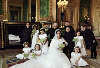 婚礼过后 英国王室公布哈里梅根结婚照