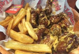 整月！加拿大著名连锁餐厅鸡翅任吃 30种口味