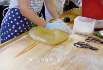 来看看到日本樱花糖果的制作过程吧