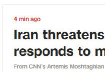 伊朗：若美国对导弹袭击做出回应 将袭击美本土