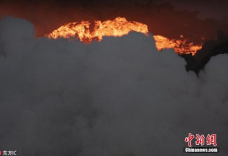 夏威夷火山喷发 政府强制要求部分地区居民撤离