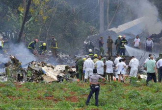 古巴飞机起飞后不久坠毁，机上载有113名乘客