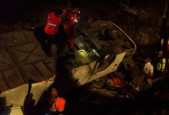 伊朗发生一起大巴翻车事故，致20人死23人伤