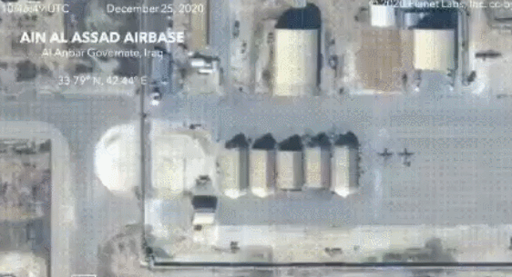 卫星对比图揭示真相 伊朗打击美军基地收效如何