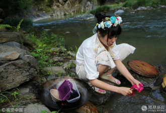 陕西：密林小溪旁的90后女孩竟月入两万