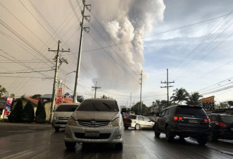 火山喷发末日景象：马尼拉灰霾封城 8千人急撤