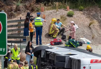 新西兰旅游bus车祸，中国游客痛失双手