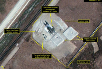 卫星照片显示朝鲜拆毁关键性导弹试验设施