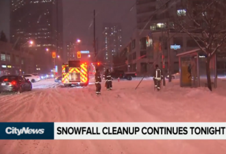多伦多再发-20℃极寒警报 提醒市民尽快扫雪