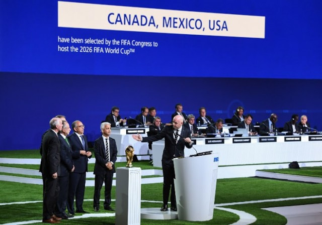 美、加、墨三国联合获得了2026年世界杯主办权