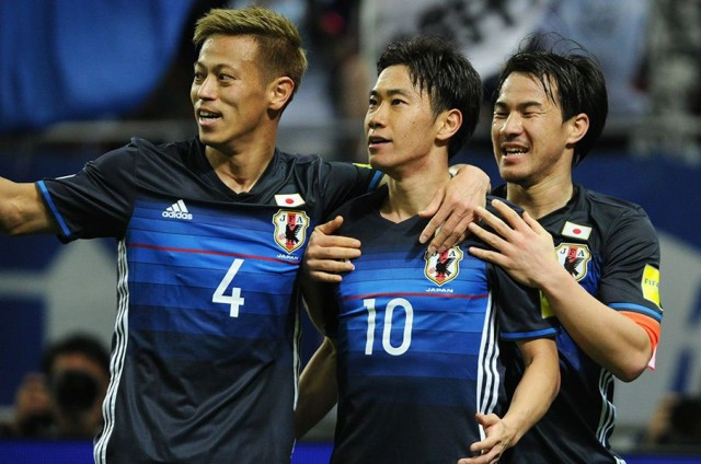 如今日本不仅能每次都打入世界杯决赛圈，还产出了本田圭佑、香川真司等在欧洲踢球的知名球员