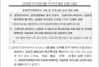 韩国确诊首例：系从武汉入境的35岁中国女子