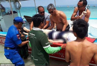 中国女在巴厘岛擅自翻护栏拍照坠崖溺亡