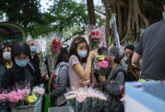 实拍：人人防疫 肺炎阴影下的香港新春