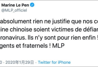 法国极右翼为华裔发声 卫生总局长声援中国人