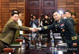 韩朝举行军事会谈 决定开通东西海岸军事热线
