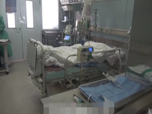 �汉隔离病房内景。（�国央视截图）