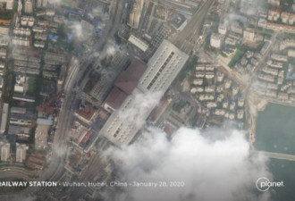 卫星下看现在的武汉 空无一车一人如死城