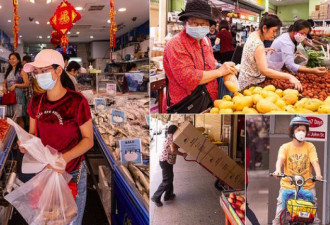 在悉尼亚洲菜市场，究竟有多少人戴口罩？